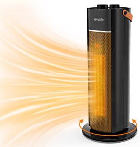 Stilvolles Badezimmer mit Grelife Heizlüfter, warmen Farben und gemütlicher Atmosphäre