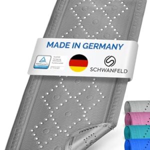 Rutschfeste Badematte für Badewanne, BPA frei, extra starker Saugnagel, Made in Deutschland