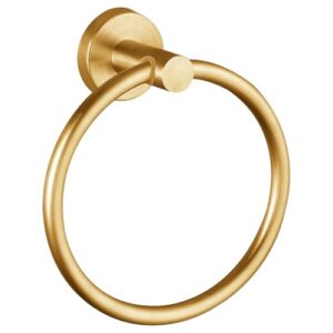 Einfacher, eleganter Handtuchhalter für das Badezimmer aus Edelstahl, Gold