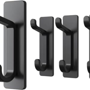 Klebehaken Ultra Stark für Badezimmer Tür Handtuchhaken Metall Selbstklebend bis 6kg