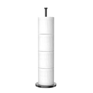 Toilettenpapierhalter mit Reservefunktion, freistehender Toilettenpapierhalter aus Edelstahl für die Aufbewahrung von Ersatzrollen im Badezimmer und der Toilette