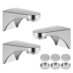 Seifenhalter mit Magnet, 3-teilig, ideal für Badezimmer und Küche, Aufbewahrung von Seife, Schmutzige Seifenschalen aufbewahren, keine Bohrungen notwendig