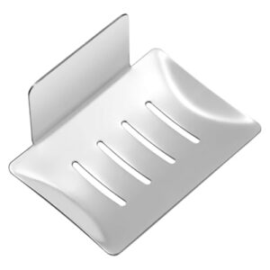 ZITFRI Seifenhalter ohne Bohren Edelstahl selbstklebend, Seifenkorb Seifenschale Wandmontage für Schwämme Bürsten Seife, Wand Montage 3M Klebeband für Badezimmer Küche Balkon