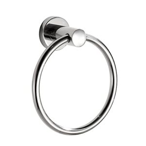 Moderner Handtuchring aus Edelstahl 304 Chrom für Badezimmer Zubehör, hochwertig und langlebig