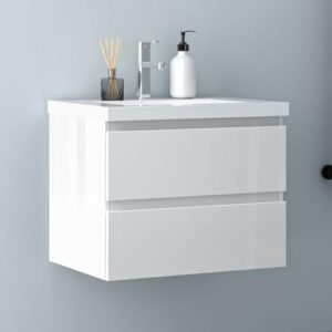Badezimmermöbel-Set mit Waschtisch und Unterschrank aus hochwertigem Mineralguss, moderner Optik und praktischen Funktionen