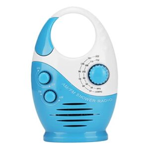 Wasserdichtes Duschradio für Badezimmer, AM und FM Empfang, tragbar und batteriebetrieben