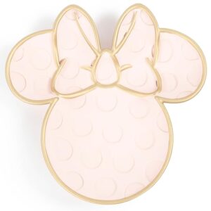 Minnie Maus Seifenablage mit Ablauf-Schwammhalter/Schmuckschale aus pinkem Kunststoff für das Badezimmer - Dekoration und praktischer Einsatz