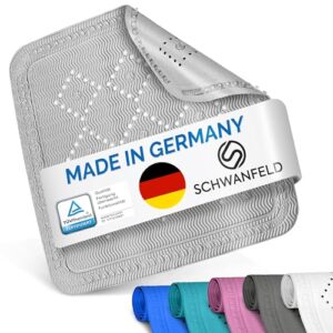 Duschmatte rutschfest, extra sichere Duscheinlage aus BPA-freiem Material mit starken Saugnäpfen, Made in Germany
