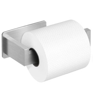 Selfklebender Toilettenpapierhalter aus Edelstahl für Küche oder Bad, ohne Bohren erforderlich.
