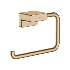 Hansgrohe AddStoris Handtuchhalter mit verdeckter Befestigung für Badezimmer, Brushed Bronze