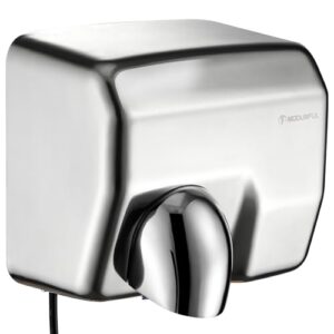 Händetrockner Edelstahl, elektrischer Händetrockner mit automatischer Steuerung und 2300W Motorik, effizienter und hygienischer für Badezimmer und Toilette