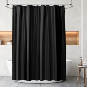 URAQT Duschvorhang, Anti-schimmel Wasserdicht Schnelltrocknend Duschvorhänge 180x180 cm mit 12 Duschvorhangringen für Badewanne und Dusche