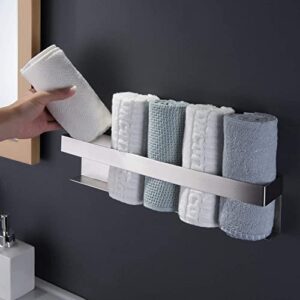 Praktischer und stilvoller Handtuchhalter aus Edelstahl für das Badezimmer ohne Bohren installieren
