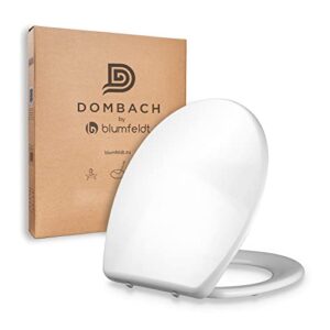 Hochwertiger Toilettensitz mit Klodeckel, Absenkautomatik, antibakterieller Oberfläche und abnehmbarer Klobrille