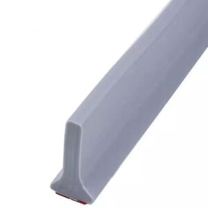 Schwallschutzleiste für Dusche, Selbstklebend, 3cm Höhe, Silikon Wasserbarriere, Wasserdichtes Band für Küchen und Bäder