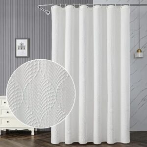 Minimalistischer Bauernhaus-Duschvorhang, wasserdicht und knitterfrei, 180 x 180 cm fürs Badezimmer