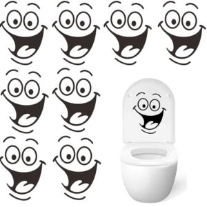 Smile Aufkleber für Badezimmer, DIY Wandtattoo Sticker, lustige Dekoration für das Bad