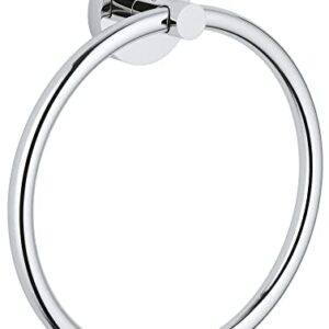 Handtuchring aus Metall, verdeckte Befestigung, chrom, GROHE Essentials Zubehör fürs Badezimmer