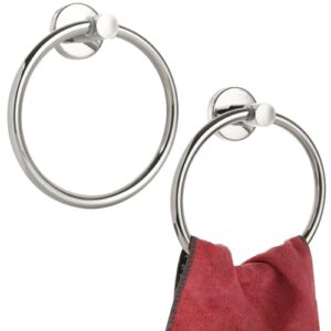 Edelstahl Handtuchring mit flexibler Drehfunktion, ideal für Badezimmer und Küche