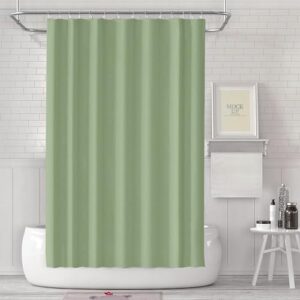 Badevorhang, Duschvorhang anti-schimmel, Badezimmer, Vorhang für Badewanne und Dusche aus Stoff, wasserdicht und waschbar
