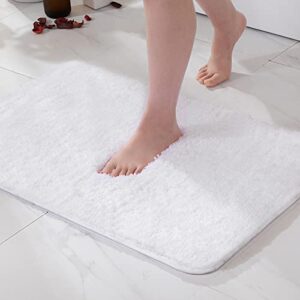 Weiche Badmatte für Badezimmer und Wohnzimmer, rutschfester Untergrund, saugfähige Mikrofasern, maschinenwaschbar