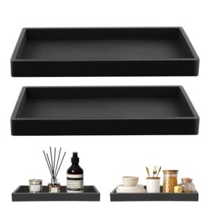 Badezimmer Tablett 2 Stück, Silikon Material, Ergonomisches Design für das Badezimmer