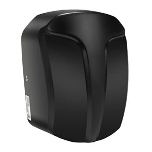 QL Händetrockner 7-10 Sekunden Trocknen, Elektrische Händetrockner Automatische, Edelstahl Händetrockner für Wandmontage, für Küche Badezimmer Toilette 1150W Schwarz