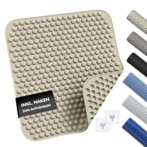 Antirutschmatte für die Dusche - 53x53 cm, TPE-Material, BPA-frei, rutschfest und hygienisch
