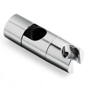 Verstellbare Duschenhalterung für Schiebestange, Handbrause Halterung mit glänzendem Chrom aus ABS-Material
