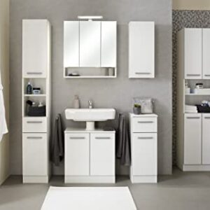 Badezimmerhängeschrank Quickset 953 in Weiß Glanz, 30 cm breit von Pelipal