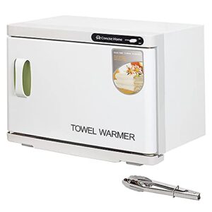 Sanqiao 23L Heißes Handtuch Sterilisator Kabinett, Multi-funktionales Handtuch-Sterilisationskabinett mit UV-Lampe und Mikro-Heizung-Temperaturregelung, Weiß