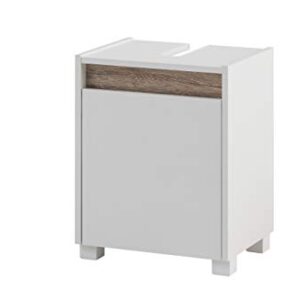 Schildmeyer Waschbeckenunterschrank Cosmo, weiß, 42 x 54,5 x 33 cm, Badezimmer Möbel
