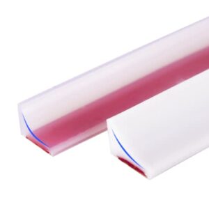 Schwallschutzleiste für Dusche, Selbstklebend, Wasserstopper für Duschwasser, Silikonstreifen, Water Stopper Strip