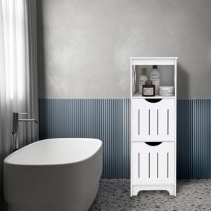 Verstellbares Regal, wasserfeste Füße, ideal für kleine Räume, Badezimmer, Wohnzimmer