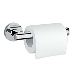 hansgrohe Logis Universal Toilettenpapierhalter mit verdeckter Befestigung und Chrom-Auftritt für das Badezimmer