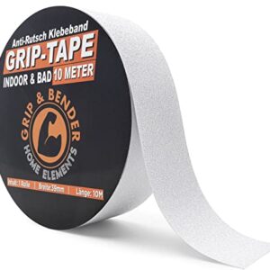 Antirutschband für Badezimmer und Treppen, selbstklebend, rutschfest, PEVA-Material, transparent, 10m lang