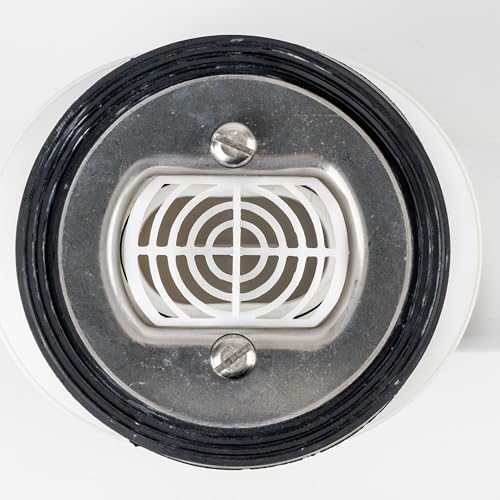 Haarsieb für Duschablauf, 1 Stück, in Weiß, kompatibel mit Viega Domoplex 6928 und 6929