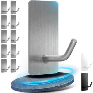 Selbstklebende Handtuchhalter aus 304 Edelstahl, ideal für Bad, Toilette und Küche, ohne Bohren erforderlich, extra stark klebend