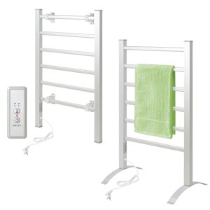 Elektrischer Handtuchtrockner mit Timer, 100-Watt-Badheizkörper für schnelles und effizientes Trocknen von Handtüchern