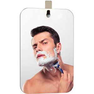 Komfortabel duschreisen mit unserem XoYo-Large Fogless-Duschspiegel - Anti-Fog Duschspiegel für die Dusche, Schminkspiegel ohne Rahmen, Wandspiegel (1 Pack, groß)