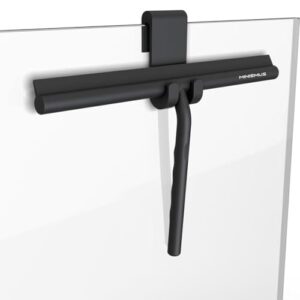 Minismus Silikon Duschabzieher für Glastüren und Fenster, strahlend saubere Oberflächen ohne Bohren, inklusive Aufhängung