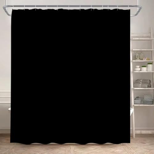 Schwerer Duschvorhang aus hochwertigem Polyester, schimmelresistent und wasserabweisend, ideal für Badezimmer und Badewannen mit 12 Haken