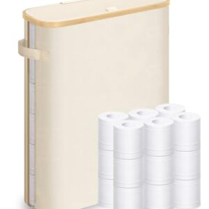 Groß Toilettenpapier Aufbewahrung Korb, wasserdichter klopapier aufbewahrung, Badezimmer Organizer, Toilettenpapier Aufbewahrungsbehälter