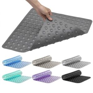 Rutschfeste Duschenmatte, 53x53 cm groß, Antirutschmatte für die Dusche mit Saugnäpfen, BPA-frei und schimmelresistent.