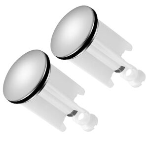 Verchromter Waschbeckenstöpsel für Küche, Universal Badewannenstöpsel mit Dichtung für handelsübliche Waschbecken