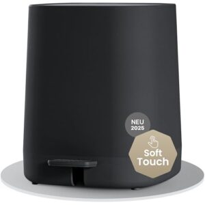 Eleganter Bad Mülleimer mit Softclose-Technologie und Inneneimer, ideal für das Badezimmer