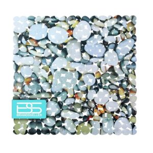 Antirutschmatte für Dusche mit Saugnäpfen, rutschfest und antibakteriell, 53x53 cm PVC Duscheinlage