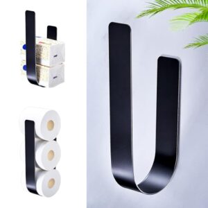 WAYASI Ersatzrollenhalter Toilettenpapier Ohne Bohren - Selbstklebender Wandhalter für Klopapier, Toilettenpapier Aufbewahrung ohne Bohren