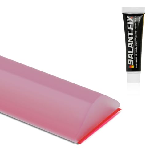 Flintronic 1M Schwallschutzleiste für Dusche, Selbstklebend, wasserfester Streifen aus PVC-Material, ideal für Küchen und Bäder