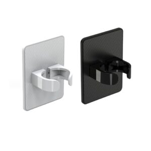 Praktischer Haarbürstenhalter mit Selbstklebe-Design für Badezimmer, abschließbar und ohne Bohren erforderlich